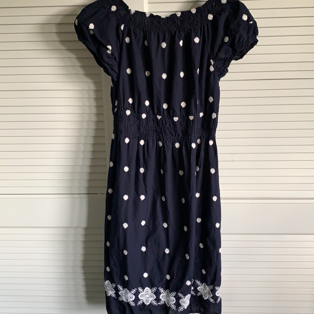 Navy cotton sundress - Picture 5 of 8